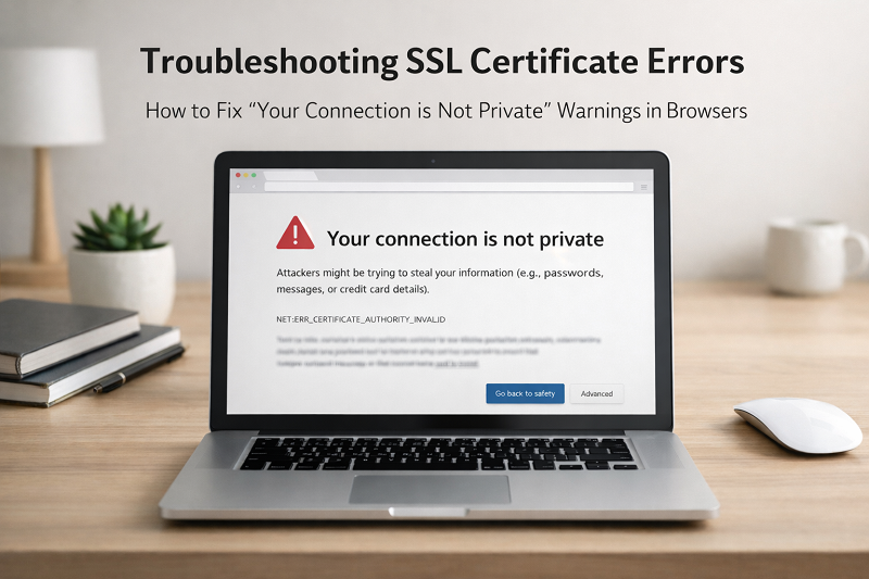 Checking SSL lock icon to fix SSL certificate error