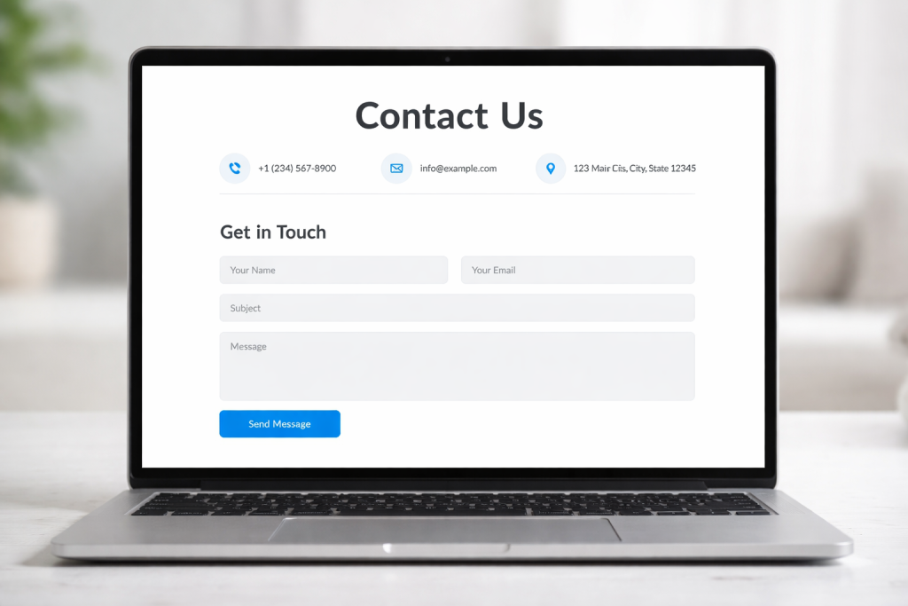 create contact page in wordpress step by step