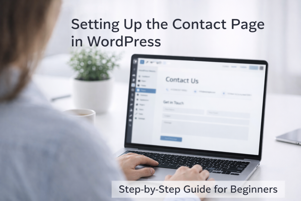 Creating contact page in WordPress step by step