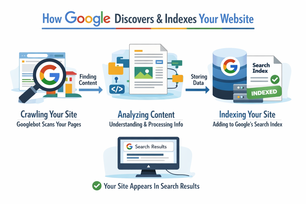 Google indexing website pages through Search Console