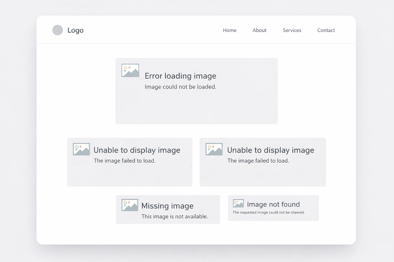 Website images not loading properly issue
