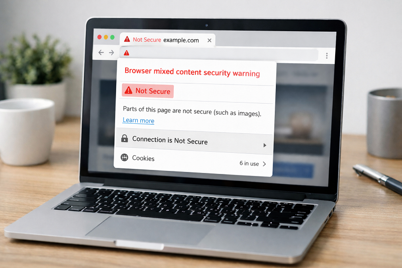 browser-mixed-content-security-warning-not-secure-message-on-laptop-screen-modern-workspace-clean-desk