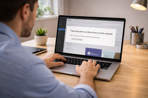 critical-error-on-wordpress-website-screen