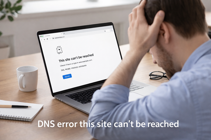DNS Probe Finished NXDOMAIN – Step by Step Fix
