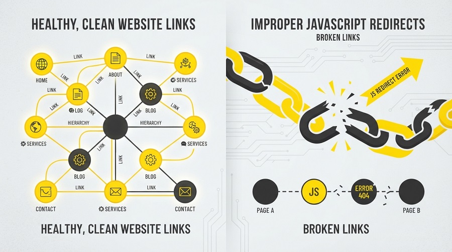 Avoid JavaScript-only content for SEO