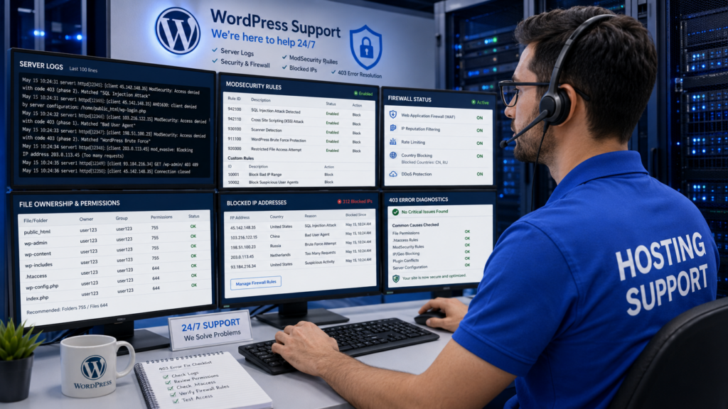  hosting-support-fixing-wordpress-403-error