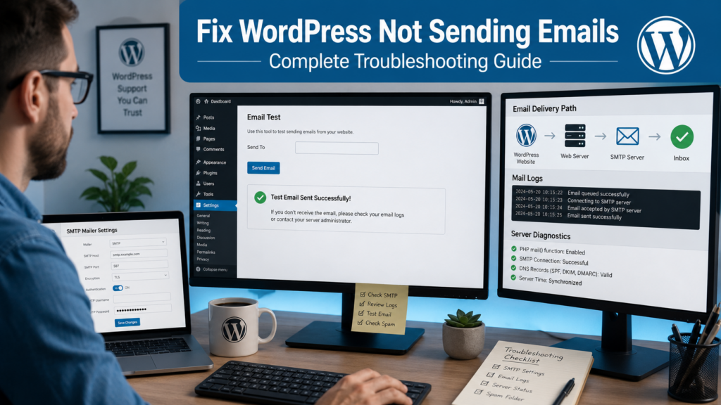fix-wordpress-not-sending-emails