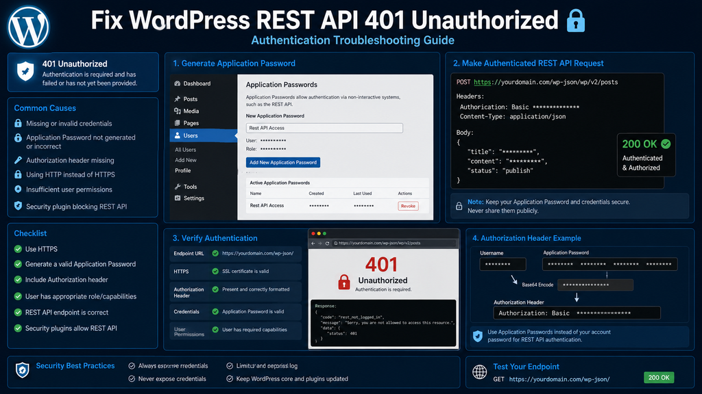 fix-wordpress-rest-api-401-unauthorized