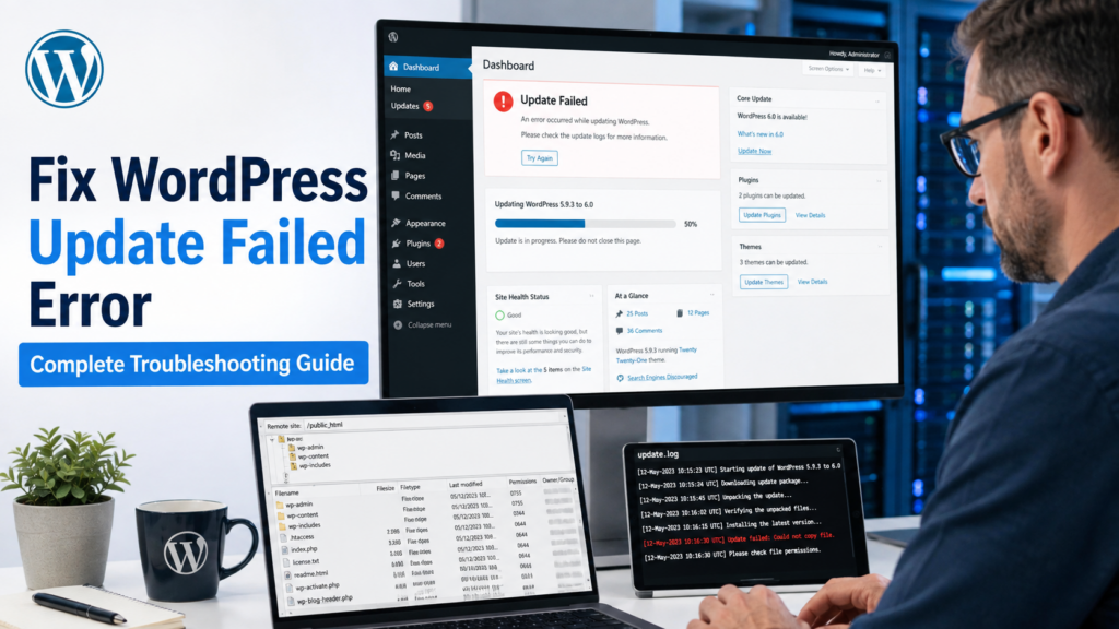 fix-wordpress-update-failed-error