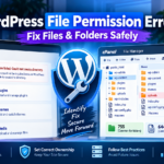 WordPress file permission errors in plugin, theme, and uploads folders